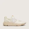 Herren-Running Sole aus Mesh und weißem Nappa
