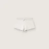 Star-Damen-Shorts aus grau meliertem Fleece
