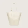 24/7-Tasche „North South“ aus butterfarbenem Leder mit verstellbaren Henkeln