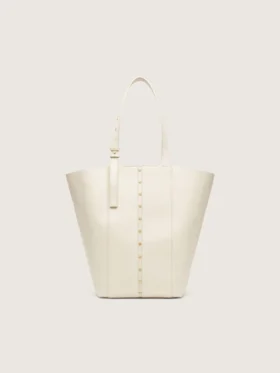 24/7-Tasche „North South“ aus butterfarbenem Leder mit verstellbaren Henkeln