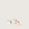 Baby-School aus Nappa mit rosa Stern aus Wildleder und Maskottchen-Print