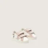 Baby-School aus Nappa mit rosa Stern aus Wildleder und Maskottchen-Print