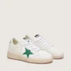 Ball Star für Herren mit grünem Lederstern und Fersenlasche aus Metallic-Leder