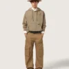 Beige-khakifarbene Cargohose