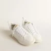 Bio-basierte Starter-Damenschuhe mit weißem Stern und Fersenlasche