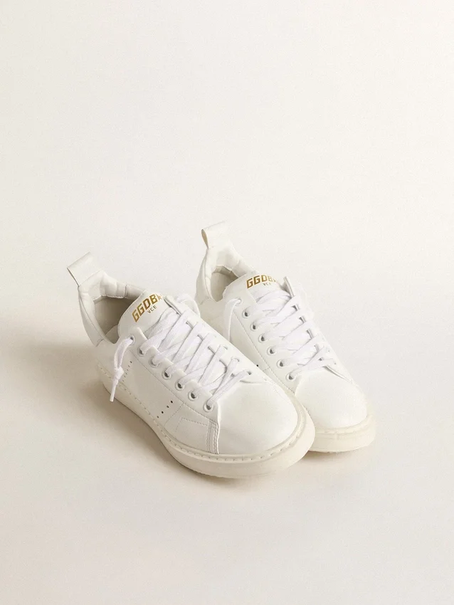 Bio-basierte Starter-Damenschuhe mit weißem Stern und Fersenlasche