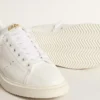Bio-basierte Starter-Damenschuhe mit weißem Stern und Fersenlasche