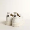 Bio-basierte Starter-Damenschuhe mit weißem Stern und Fersenlasche