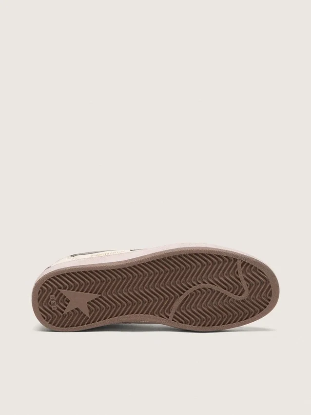 Damen-Sneaker „Ball Star LTD“ aus Nappaleder mit metallischem Stern und Einsätzen auf Bio-Basis