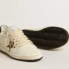 Damen-Sneaker „Ball Star“ mit Stern im Leopardenmuster, verziert mit Swarovski-Kristallen