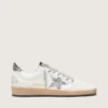Damen-Sneaker „Ball Star Wishes“ aus Nappaleder mit Glitzerstern und Fersenlasche