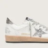 Damen-Sneaker „Ball Star Wishes“ aus Nappaleder mit Glitzerstern und Fersenlasche