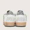 Damen-Sneaker „Ball Star Wishes“ aus Nappaleder mit Glitzerstern und Fersenlasche