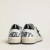 Damen-Sneaker „Ball Star Wishes“ aus Nappaleder mit schwarzem Naplak-Stern und Fersenlasche