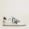 Damen-Sneaker „Ball Star Wishes“ aus Nappaleder mit schwarzem Naplak-Stern und Fersenlasche