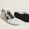 Damen-Sneaker „Ball Star Wishes“ aus Nappaleder mit schwarzem Naplak-Stern und Fersenlasche
