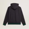 Grün-blaues Wende-Kapuzensweatshirt für Herren