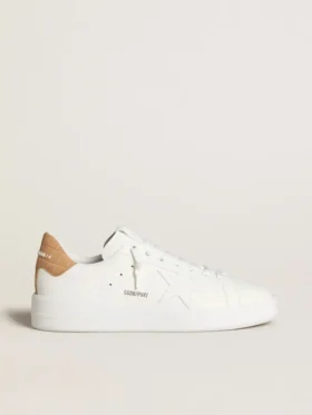 Herren-Modell „Purestar“ mit Lederstern und Fersenlasche aus Leder mit Krokodilprägung
