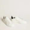Herren-Purestar mit Lederstern und schwarzer Lackleder-Fersenlasche