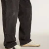 Herren-Sneaker „Ball Star“ mit schwarzem Lederstern und grüner Lederlasche an der Ferse