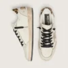 Damen-Sneaker „Ball Star Wishes“ mit Stern aus Wildleder und Fersenlasche aus Ponyfell mit Leopardenmuster