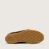 Herren-Sneaker „Marathon Speed“ aus Leder mit braunem Schlangenprint, schwarzem Stern und silberner Fersenlasche aus Leder