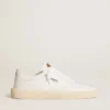 Herren-Sneaker „Tenth Star“ aus weißem Leder