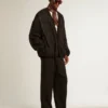 Herren-Stardan aus Wildleder mit Sand-Stern und Swarovski-Kristalleinsätzen