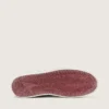 Herren-Stardan LAB aus burgunderrotem und silbernem Leder mit Glitzer