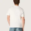 Herren-T-Shirt aus vintage-weißem Baumwolljersey
