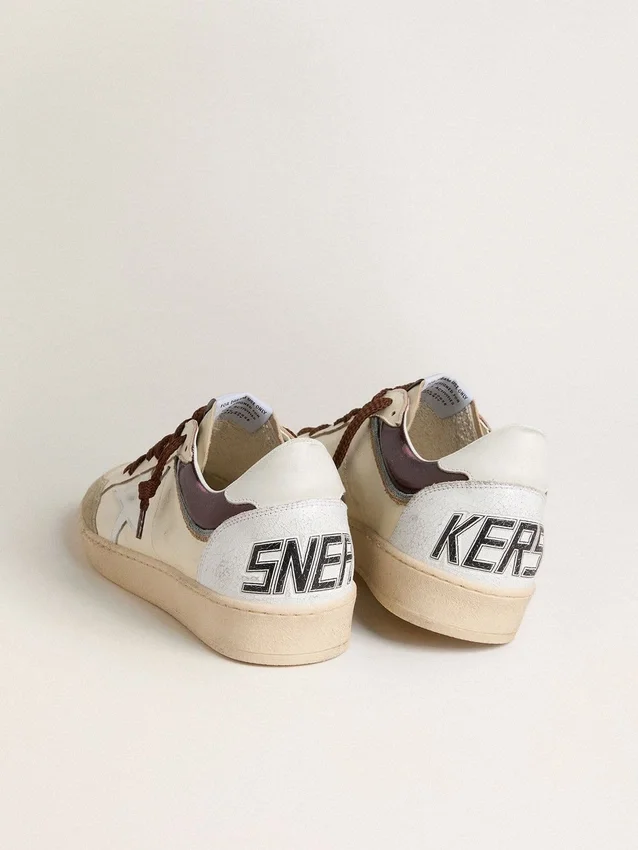 Herrenmodell „Ball Star LTD“ aus Nappaleder mit Nappa-Stern und Lederlasche an der Ferse