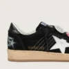 Herrenmodell „Ball Star LTD“ aus schwarzem Wildleder mit Lederwaren