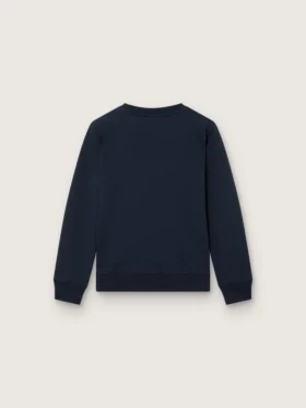 Journey-Jungen-Sweatshirt aus blauer Baumwollmischung mit kontrastierendem Logo