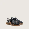Junior-Sandalen „Maxime“ aus marineblauem Leder