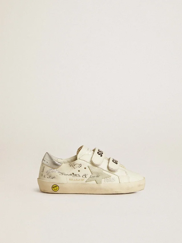 Old School Young mit Stern aus Wildleder und Fersenlasche aus Metallic-Leder