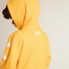 Orangefarbenes Sweatshirt für Jungen mit Reißverschluss