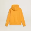 Orangefarbenes Sweatshirt für Jungen mit Reißverschluss