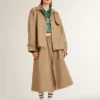 Oversize-Trenchcoat für Damen mit Kristallen