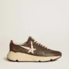 „Running Sole“ aus Nylon und Leder mit TPU-Stern und Fersenlasche aus Nubukleder