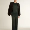 Schwarzer Herren-Blazer mit doppelreihigem Knopfverschluss