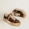 Herrenmodell „Space-Star“ aus Ponyfell mit Animal-Print und Lammfellfutter