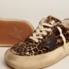 Herrenmodell „Space-Star“ aus Ponyfell mit Animal-Print und Lammfellfutter