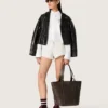 Star-Damen-Shorts aus grau meliertem Fleece
