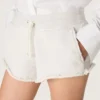Star-Damen-Shorts aus grau meliertem Fleece