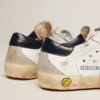 Junior Super-Star mit grauem Stern aus Wildleder und blauer Fersenlasche