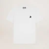 T-Shirt aus der „White Star Collection“ mit schwarzem Stern auf der Vorderseite