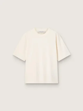 T-Shirt in „Aged White“ mit umgekehrtem Logo auf der Rückseite – Jersey Capsule