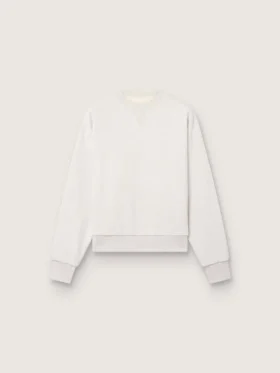 Unisex-Sweatshirt „Star“ aus grauer Baumwolle mit Stickerei und Kristallen