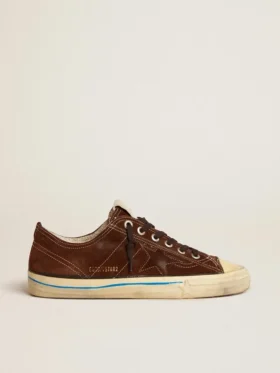 V-Star LTD Sneaker für Herren aus dunkelbraunem Wildleder mit Ton-in-Ton-Stern