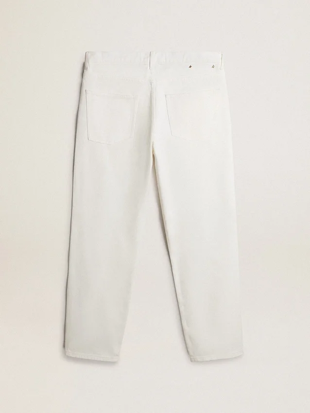Weiße Jeanshose für Herren